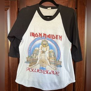 Vintage Iron Maiden raglan